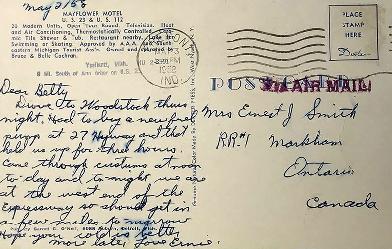 Mayflower Motel and Restaurant (Pilgrims Inn) - Postcard (newer photo)